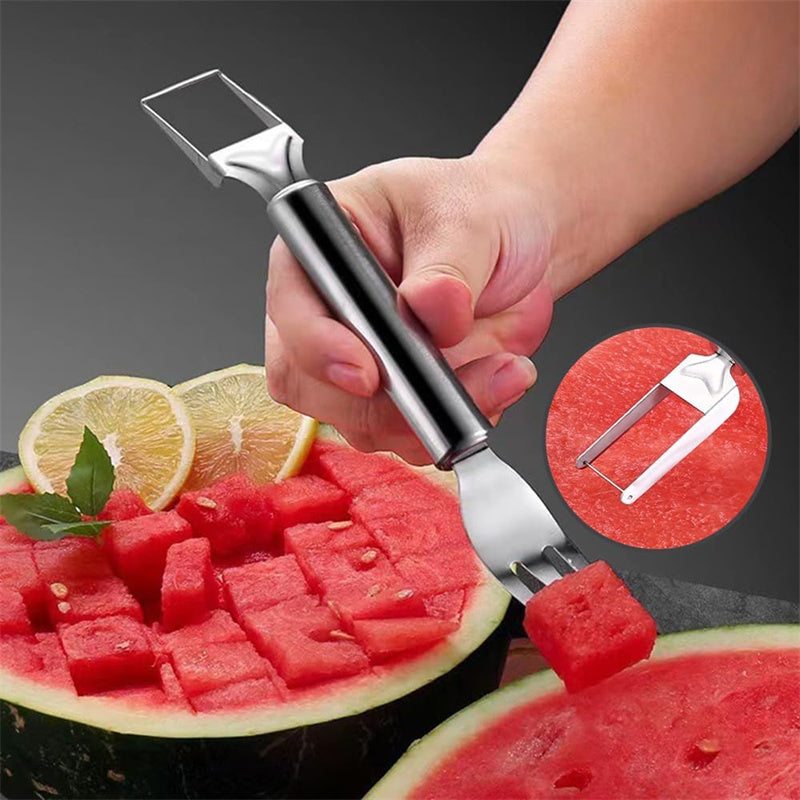 Aiitle 2-in-1 Stainless Steel Watermelon Cutter