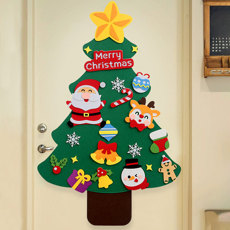 Aiitle DIY Christmas Felt Tree Set with LED Lights