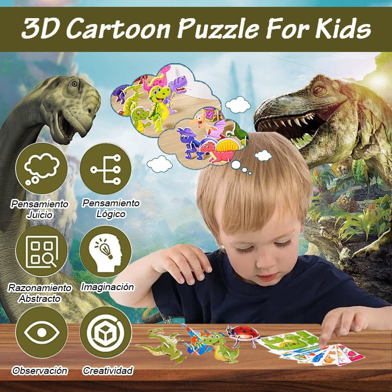 Aiitle Educational 3D Cartoon Puzzle