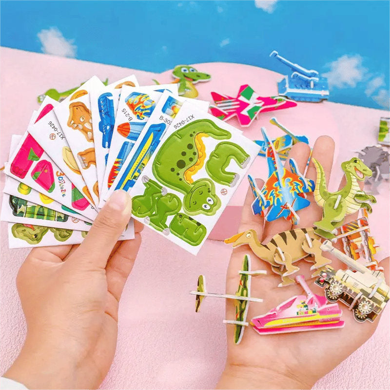 Aiitle Educational 3D Cartoon Puzzle