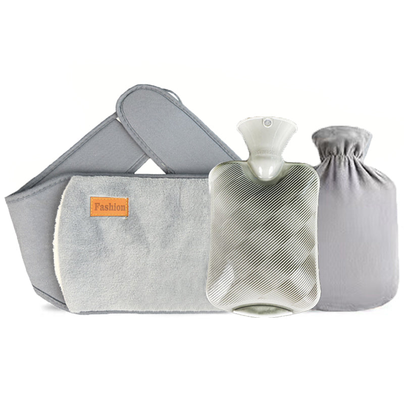 Aiitle Plush Hot Water Bottle Belt Set