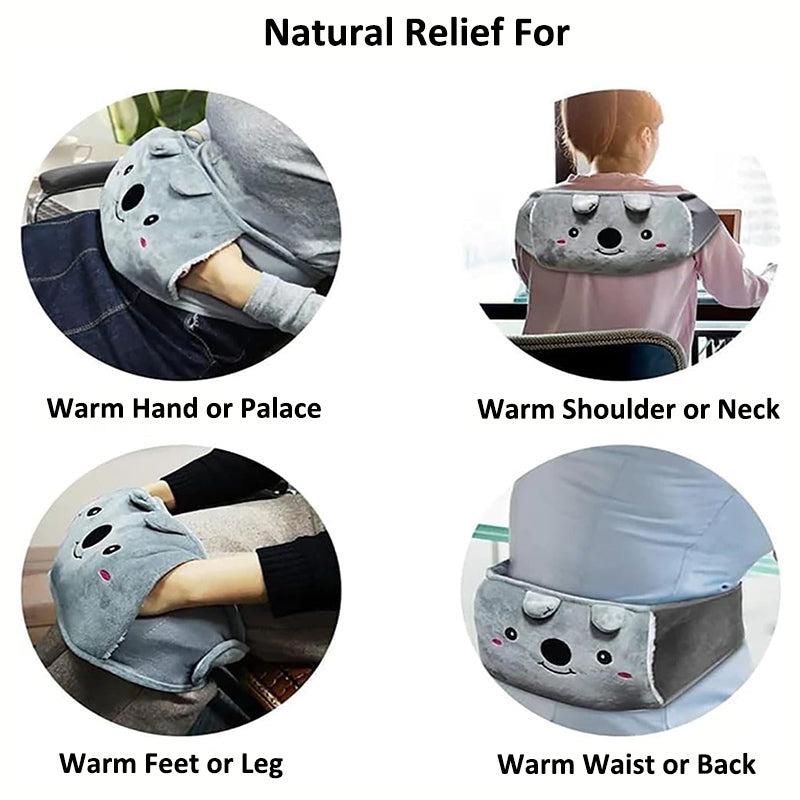 Aiitle Plush Hot Water Bottle Belt Set