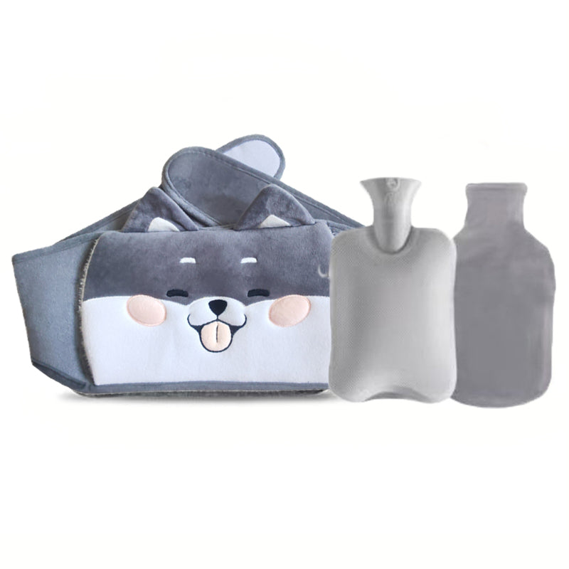 Aiitle Plush Hot Water Bottle Belt Set