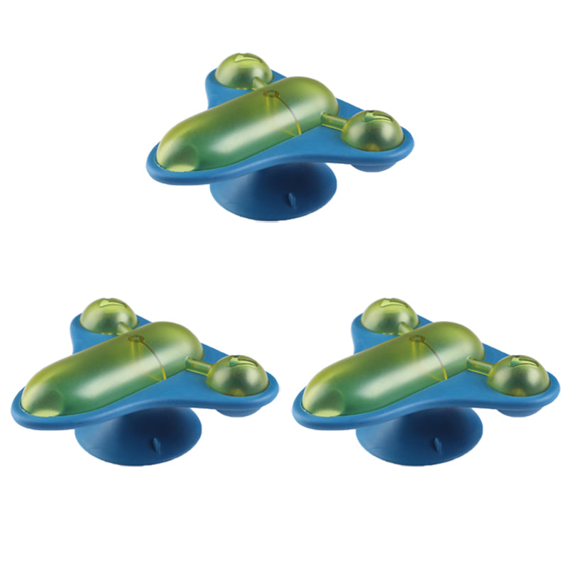 Aiitle Rotating Airplane Pet Food Dispenser Toy