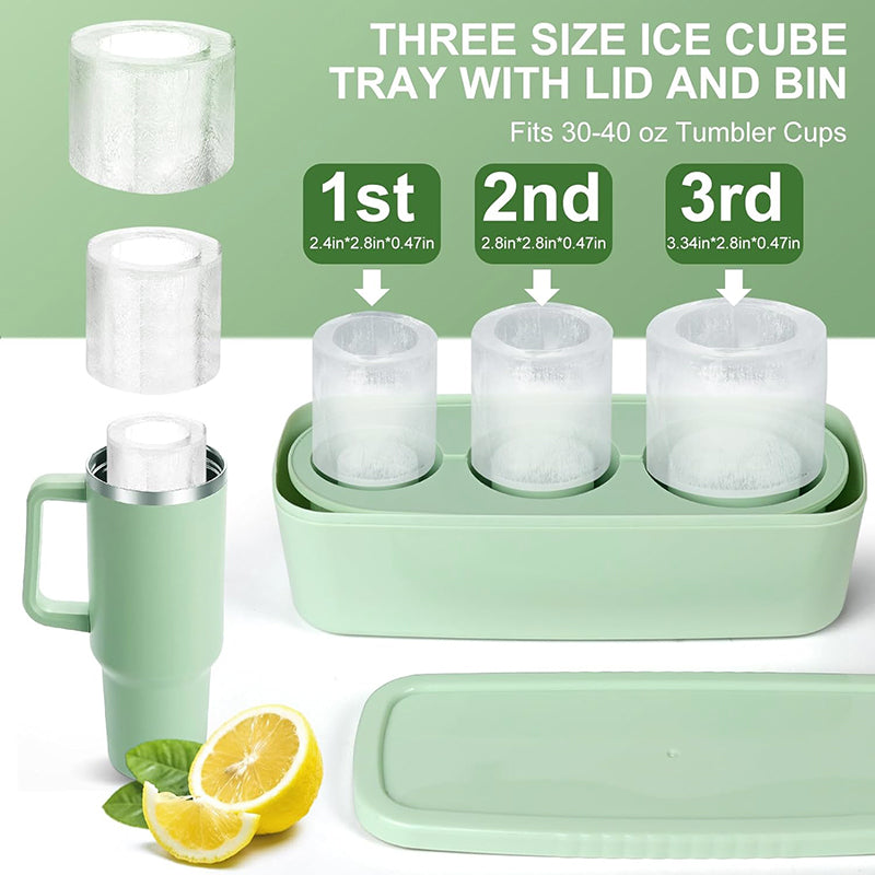Aiitle Silicone Ice Cube Tray for Tumbler