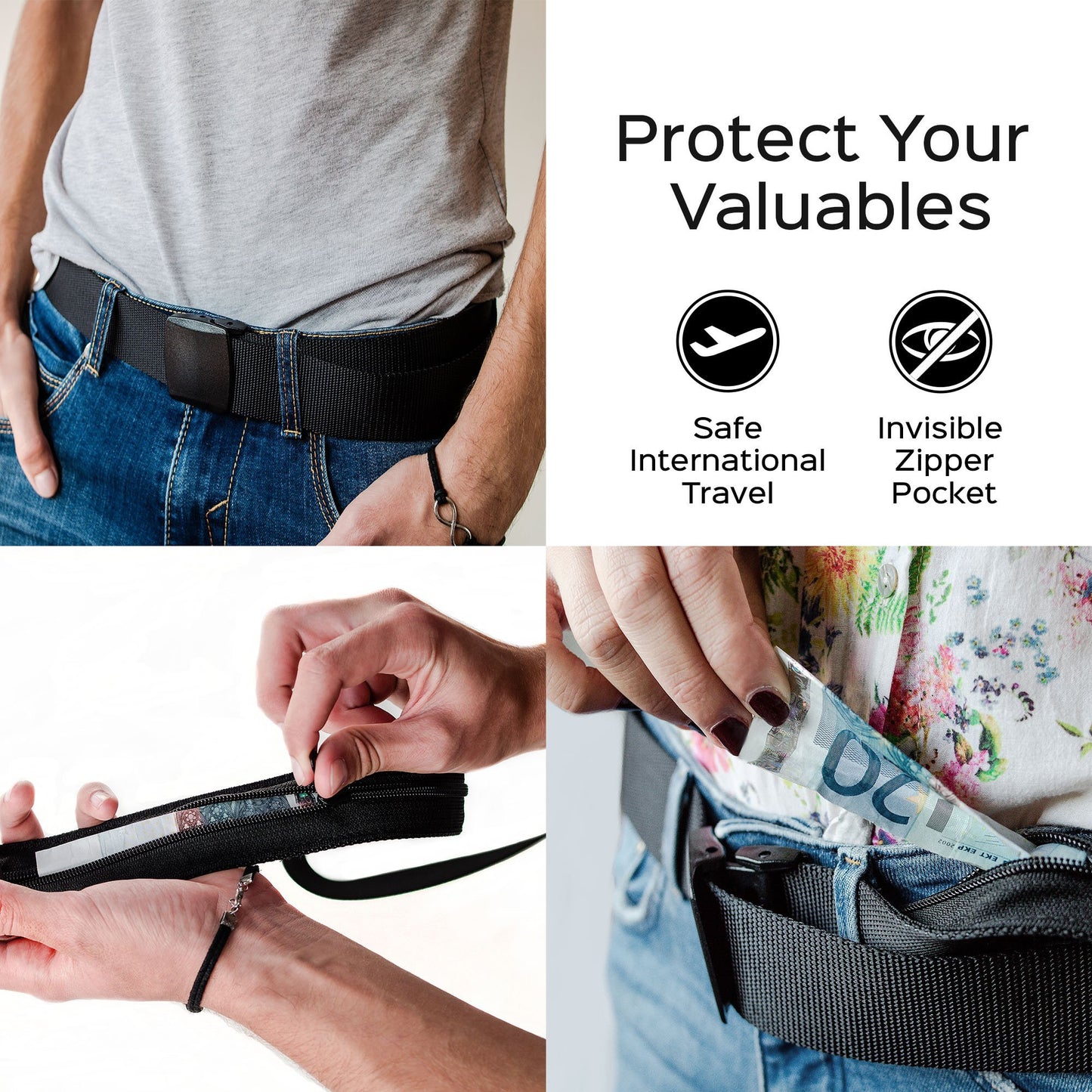 Aiitle Travel Security Money Belt