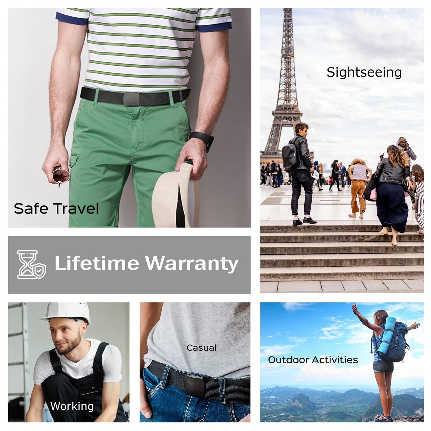 Aiitle Travel Security Money Belt