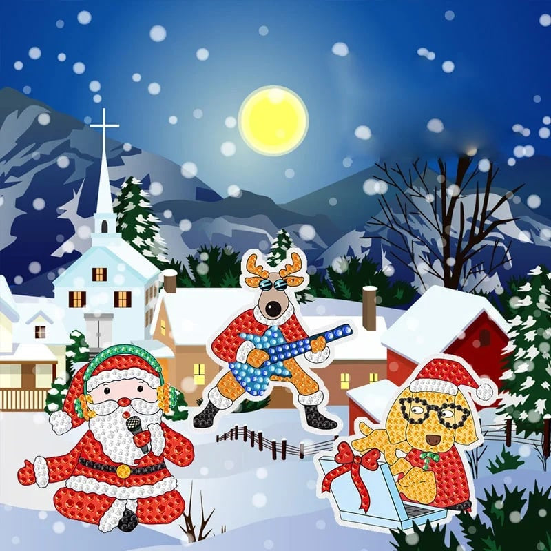 Christmas Gem Diamond Art Kit for Kids