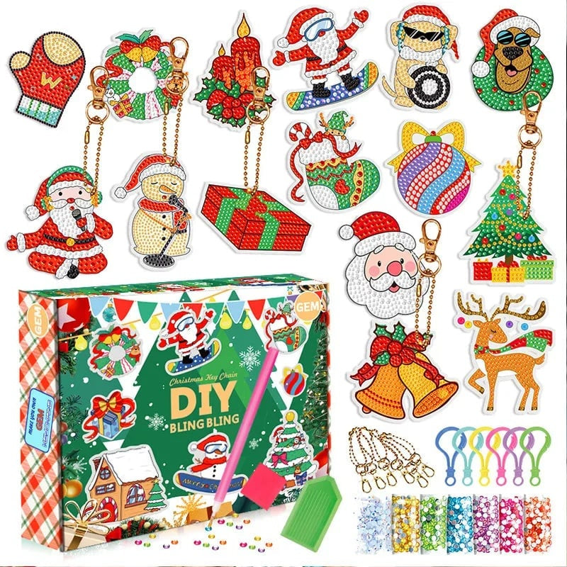 Christmas Gem Diamond Art Kit for Kids