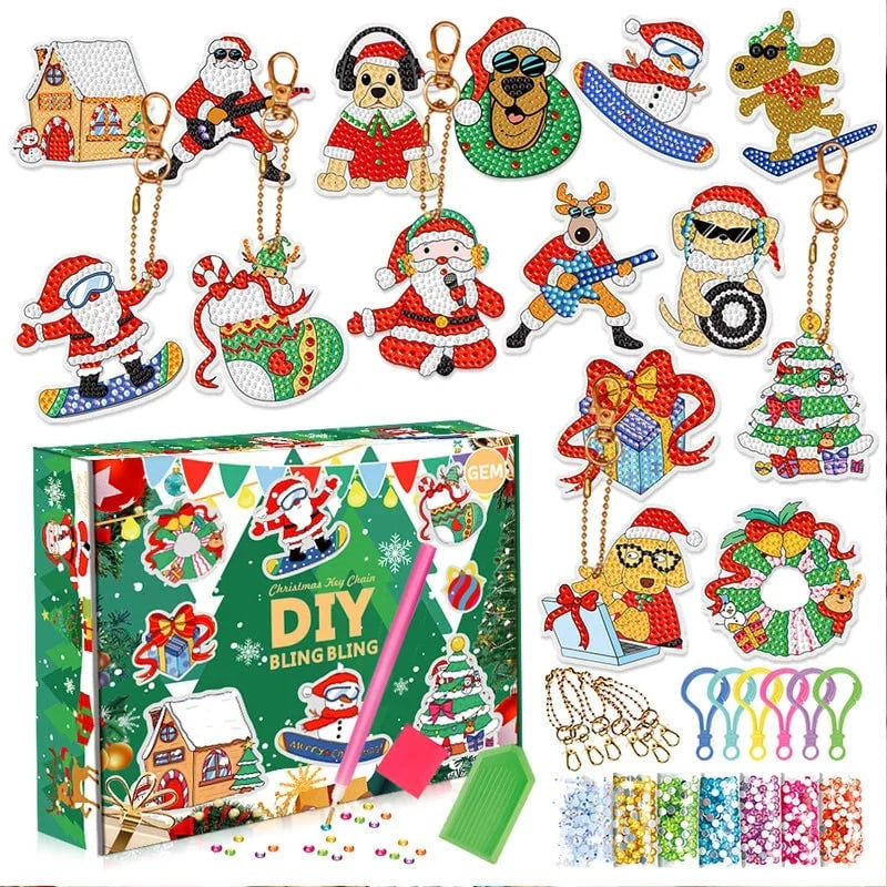 Christmas Gem Diamond Art Kit for Kids
