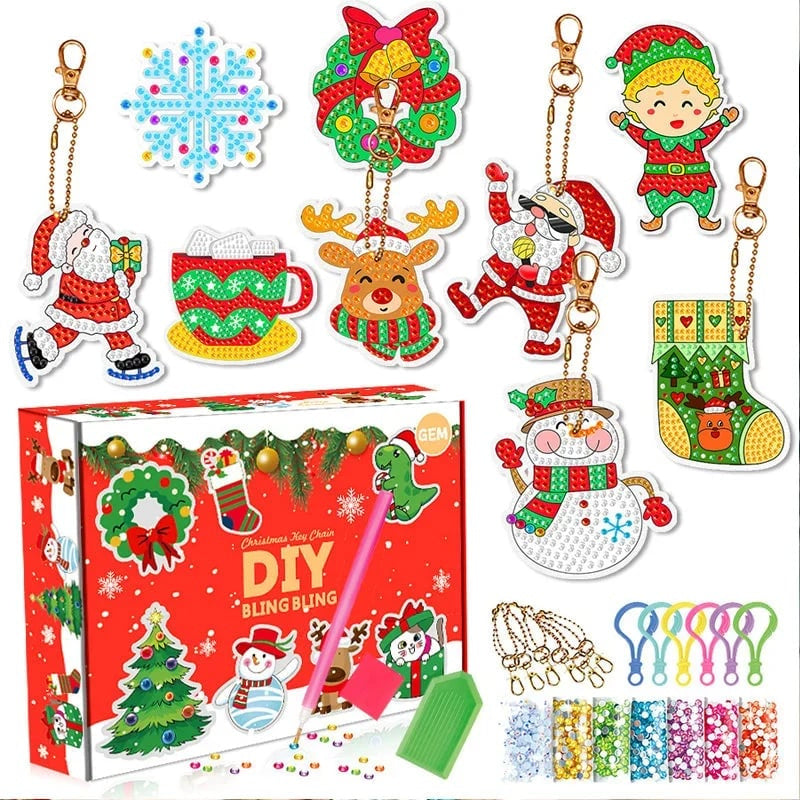 Christmas Gem Diamond Art Kit for Kids