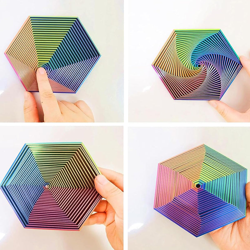 Fractal Fidget Hexagon Fidget Toy