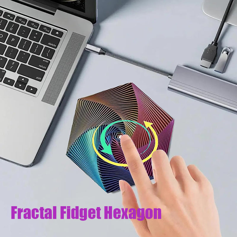 Fractal Fidget Hexagon Fidget Toy
