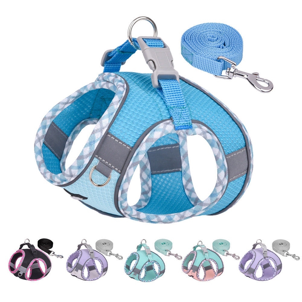 Aiitle Step in Breathable Air Mesh Dog Harness Blue