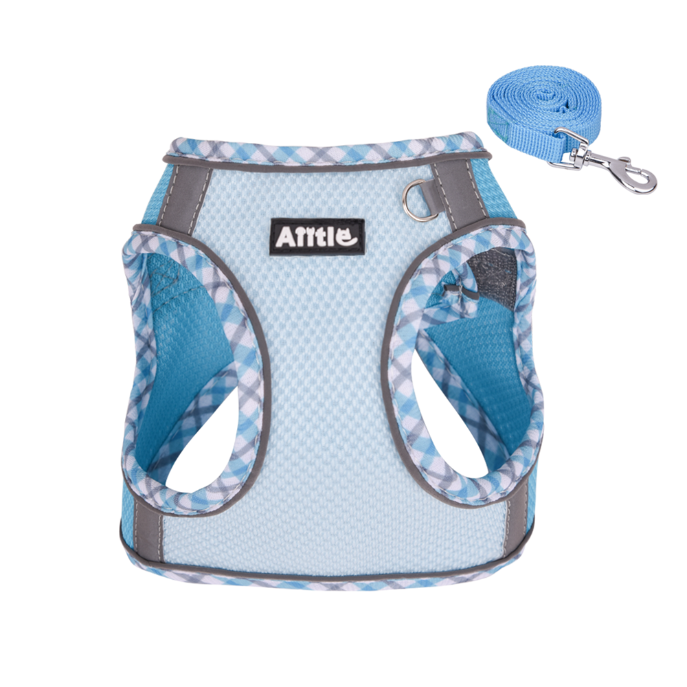 Aiitle Step in Breathable Air Mesh Dog Harness Blue