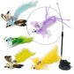 Aiitle Interactive Bird Toy Set for Indoor Cats