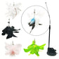 Aiitle Interactive Bird Toy Set for Indoor Cats