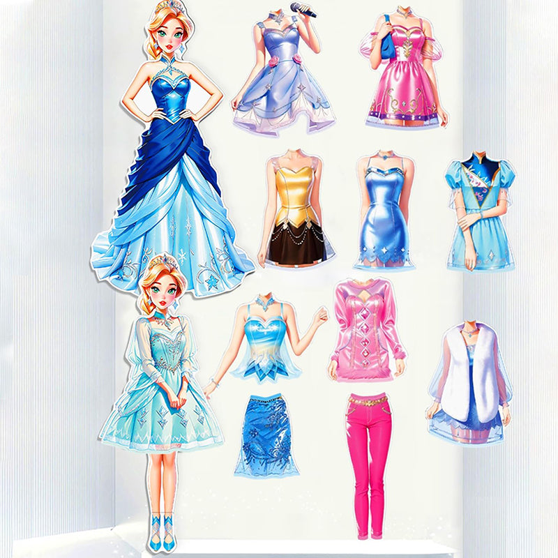 Aiitle Magnetic Princess Dress Up Paper Toy