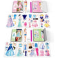 Aiitle Magnetic Princess Dress Up Paper Toy