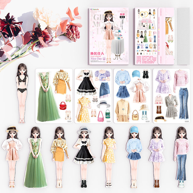 Aiitle Magnetic Princess Dress Up Paper Toy