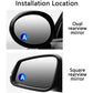 Aiitle 2Pcs 360° Rotatable Blind Spot Mirrors for Car
