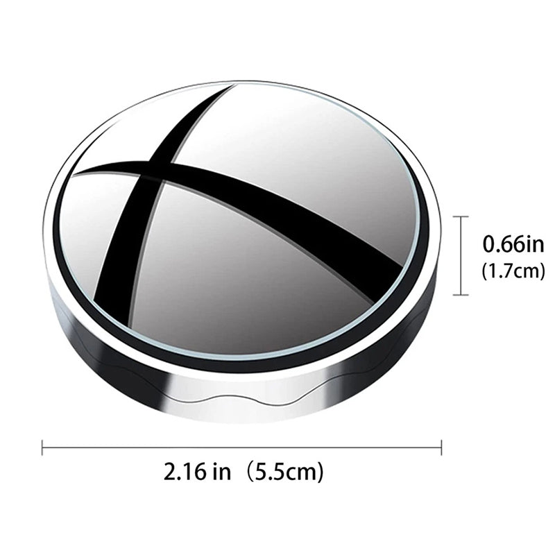 Aiitle 2Pcs 360° Rotatable Blind Spot Mirrors for Car