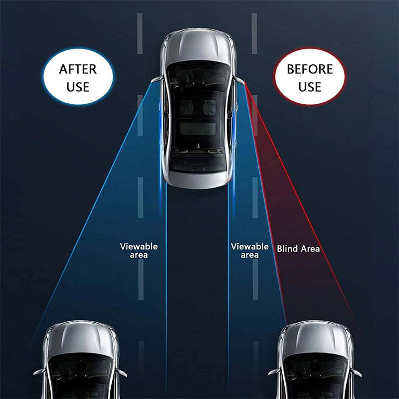 Aiitle 2Pcs 360° Rotatable Blind Spot Mirrors for Car