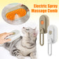 Aiitle 3 In 1 Electric Spray Massage Pet Comb