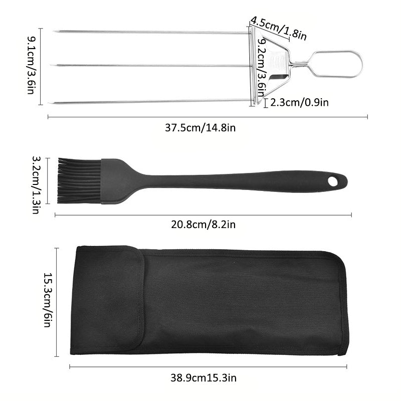 Aiitle 3 Way Grill Skewers