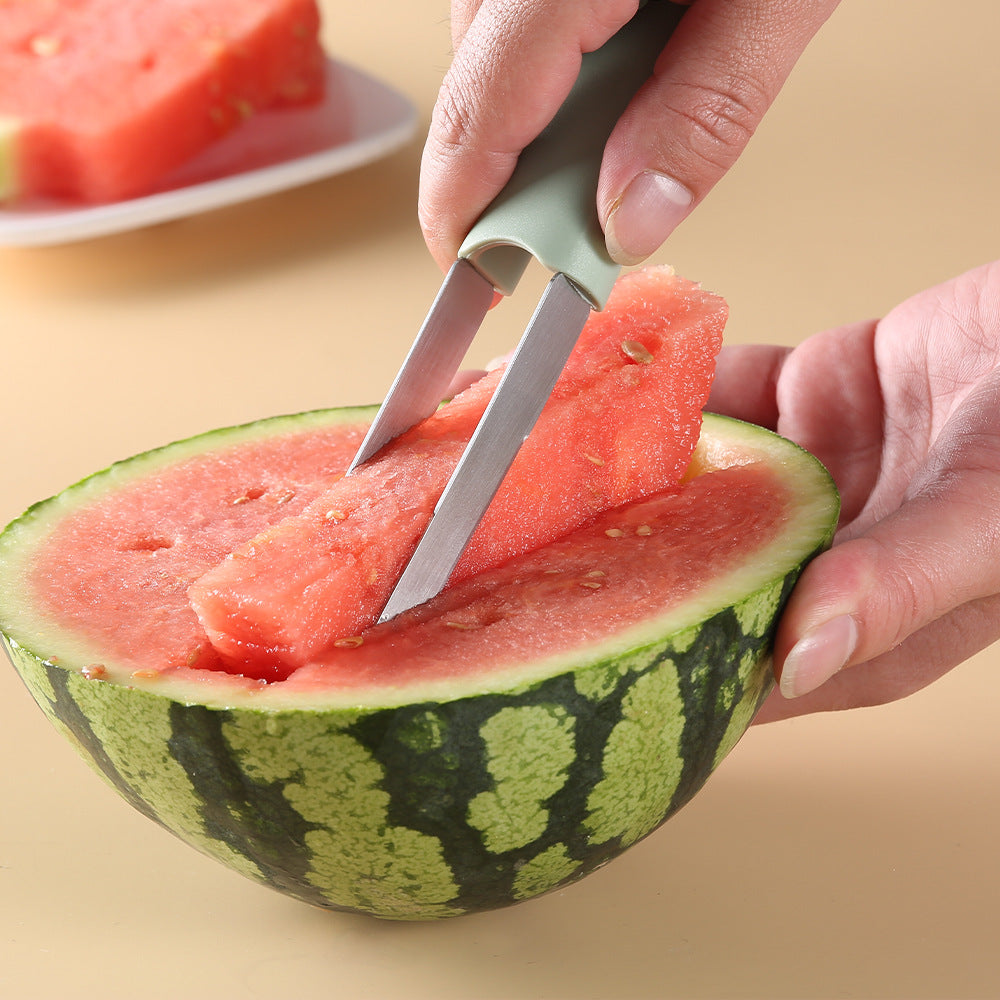 Aiitle 3 in 1 Watermelon Fork Slicer Cutter