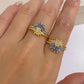 Aiitle 925 Sterling Silver Sun and Moon Ring