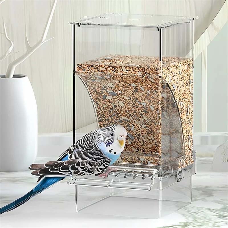 Aiitle Automatic No-Spill Transparent Bird Feeder