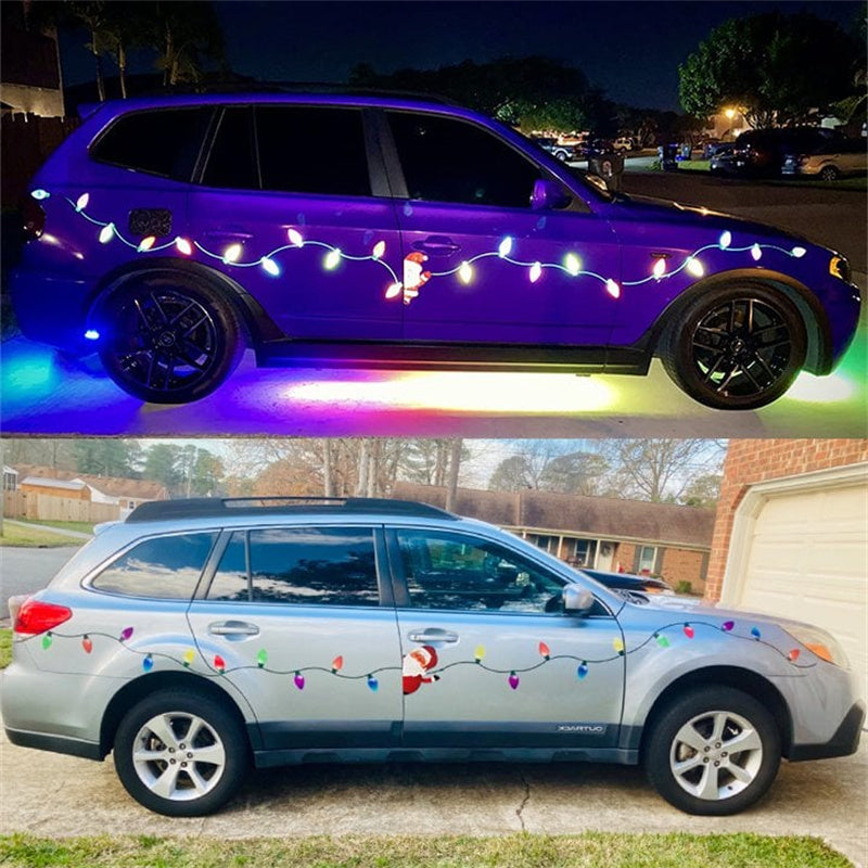 Aiitle Christmas Reflective Car Refrigerator Magnets Set