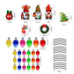 Aiitle Christmas Reflective Car Refrigerator Magnets Set