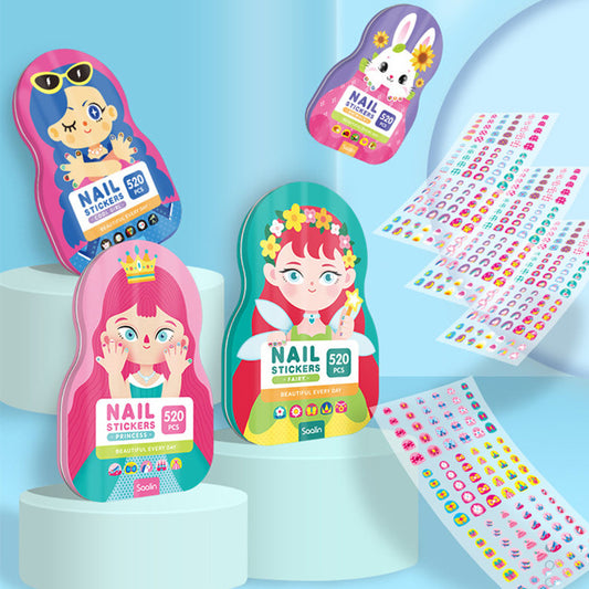 Aiitle Cute Nail Stickers for Kids