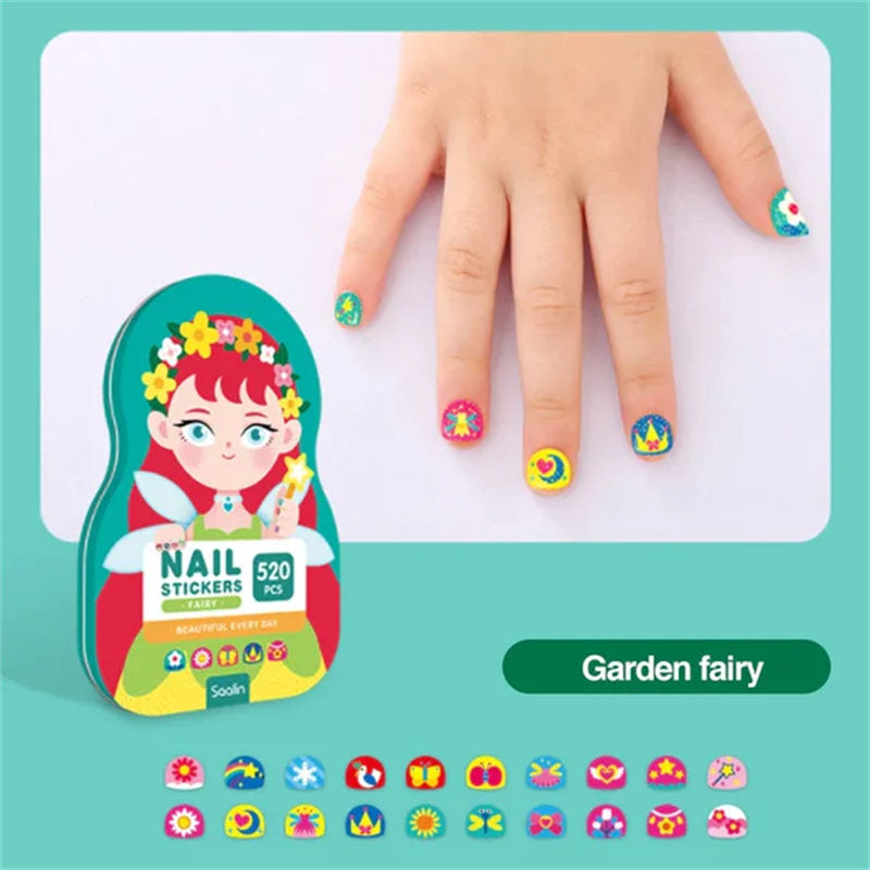Aiitle Cute Nail Stickers for Kids