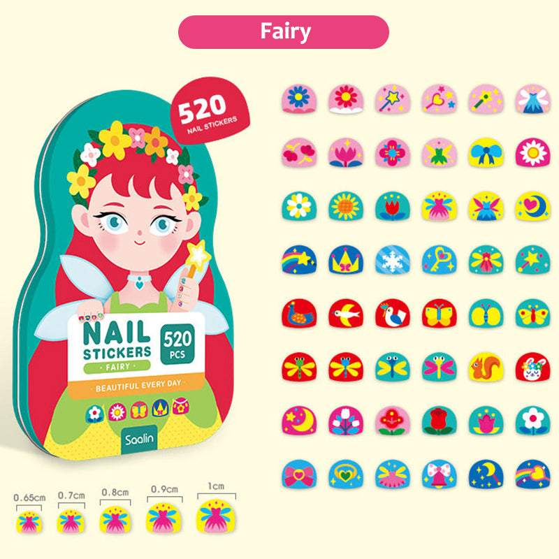 Aiitle Cute Nail Stickers for Kids