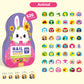 Aiitle Cute Nail Stickers for Kids