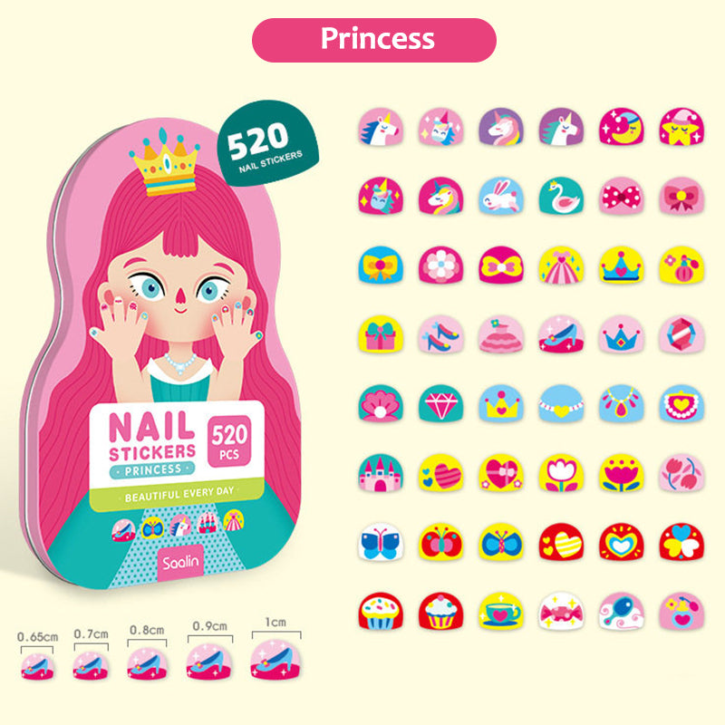 Aiitle Cute Nail Stickers for Kids