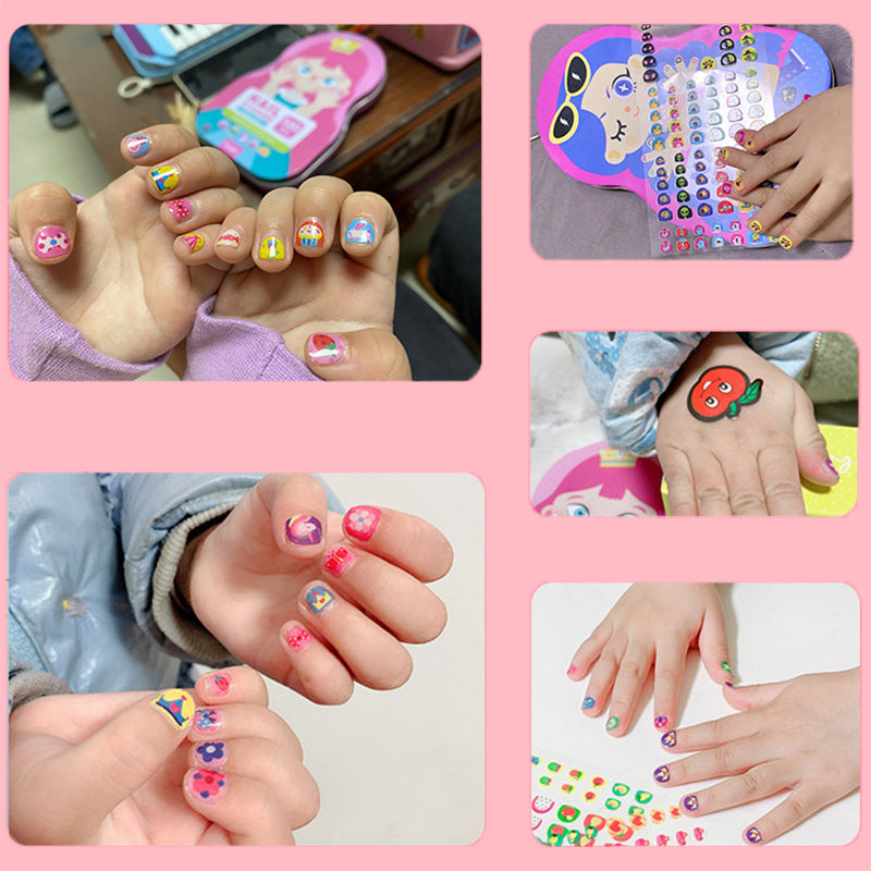 Aiitle Cute Nail Stickers for Kids