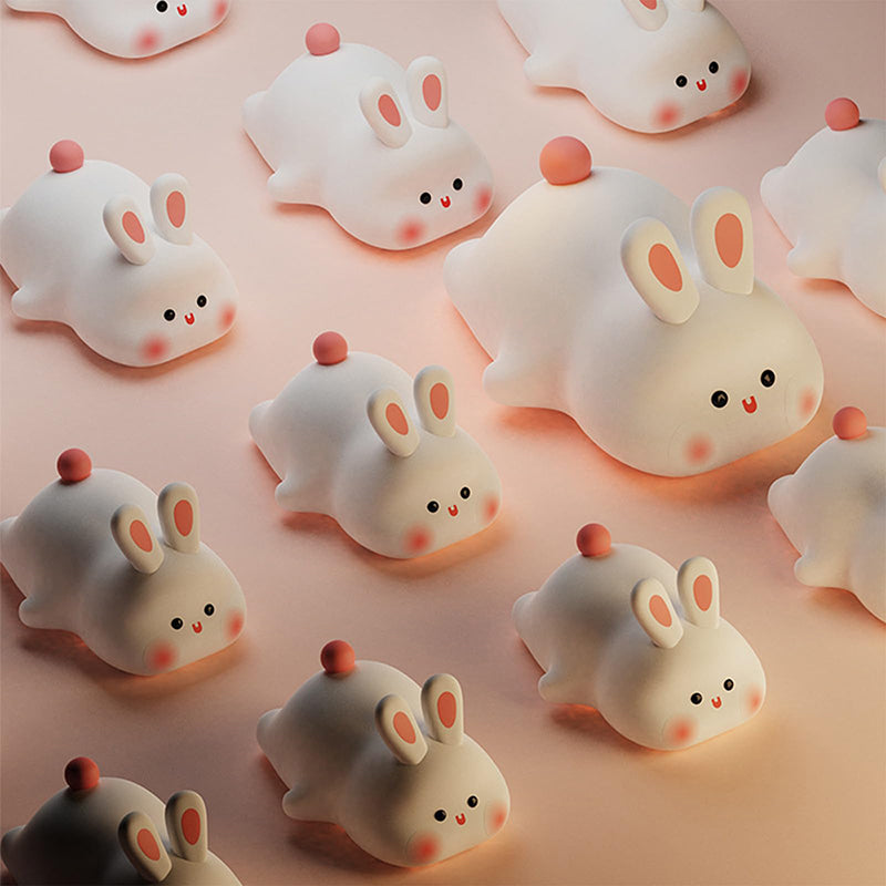 Aiitle Cute Rabbit Touch Night Light