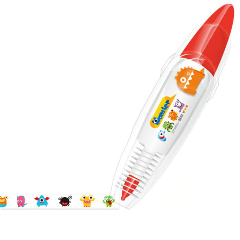 Aiitle DIY Cute Animals Press Tape Decorative Pen