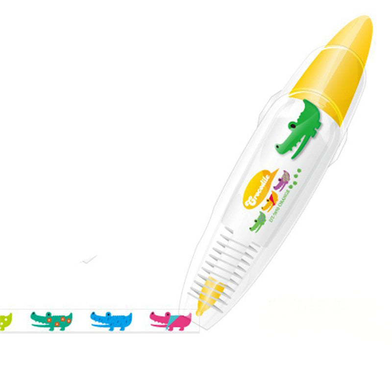 Aiitle DIY Cute Animals Press Tape Decorative Pen