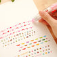 Aiitle DIY Cute Animals Press Tape Decorative Pen