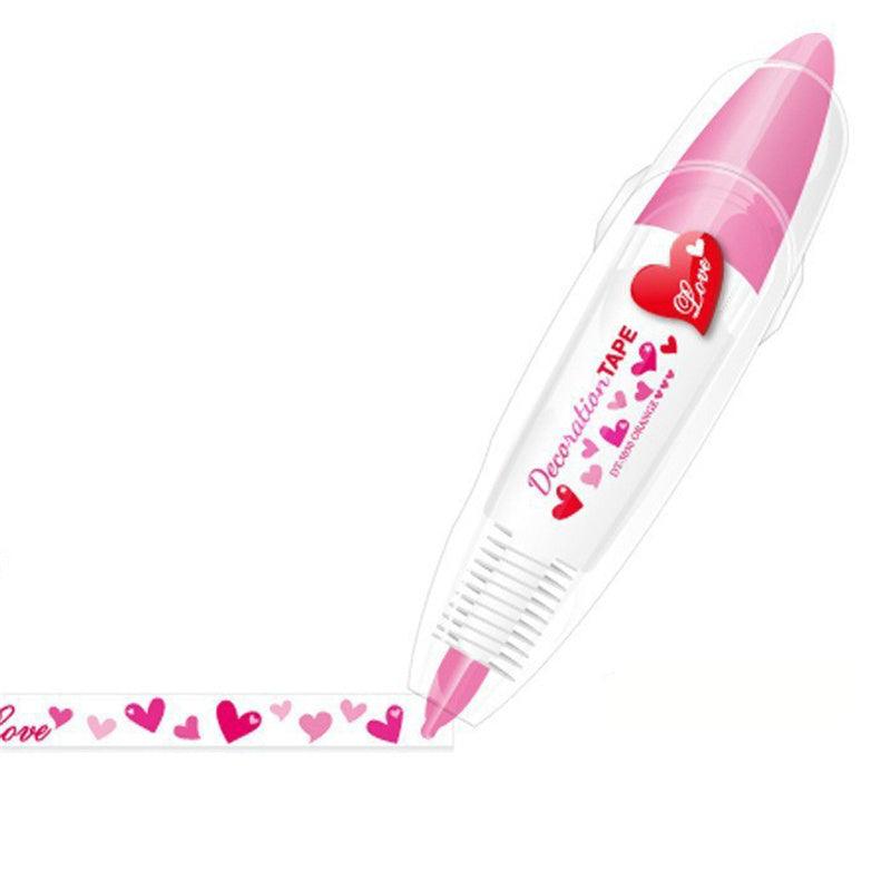 Aiitle DIY Cute Animals Press Tape Decorative Pen