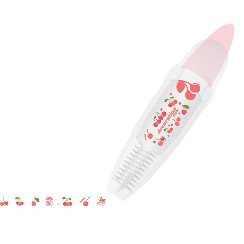 Aiitle DIY Cute Animals Press Tape Decorative Pen