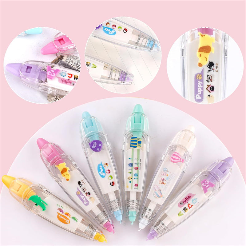 Aiitle DIY Cute Animals Press Tape Decorative Pen