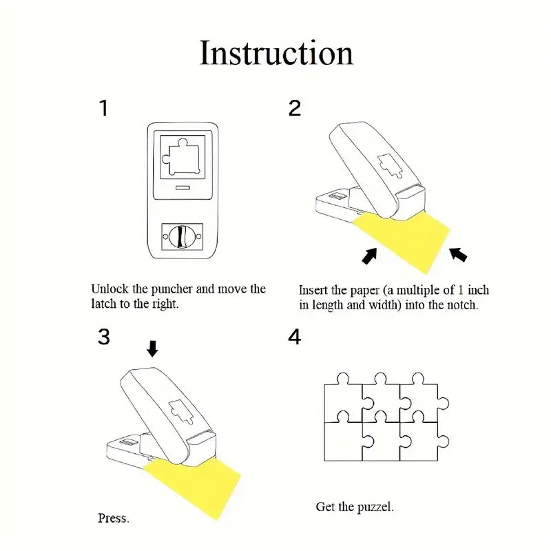 Aiitle DIY Jigsaw Punch for Crafting