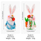 Aiitle Easter Floral Bunny Gnomes Decor