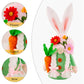 Aiitle Easter Floral Bunny Gnomes Decor